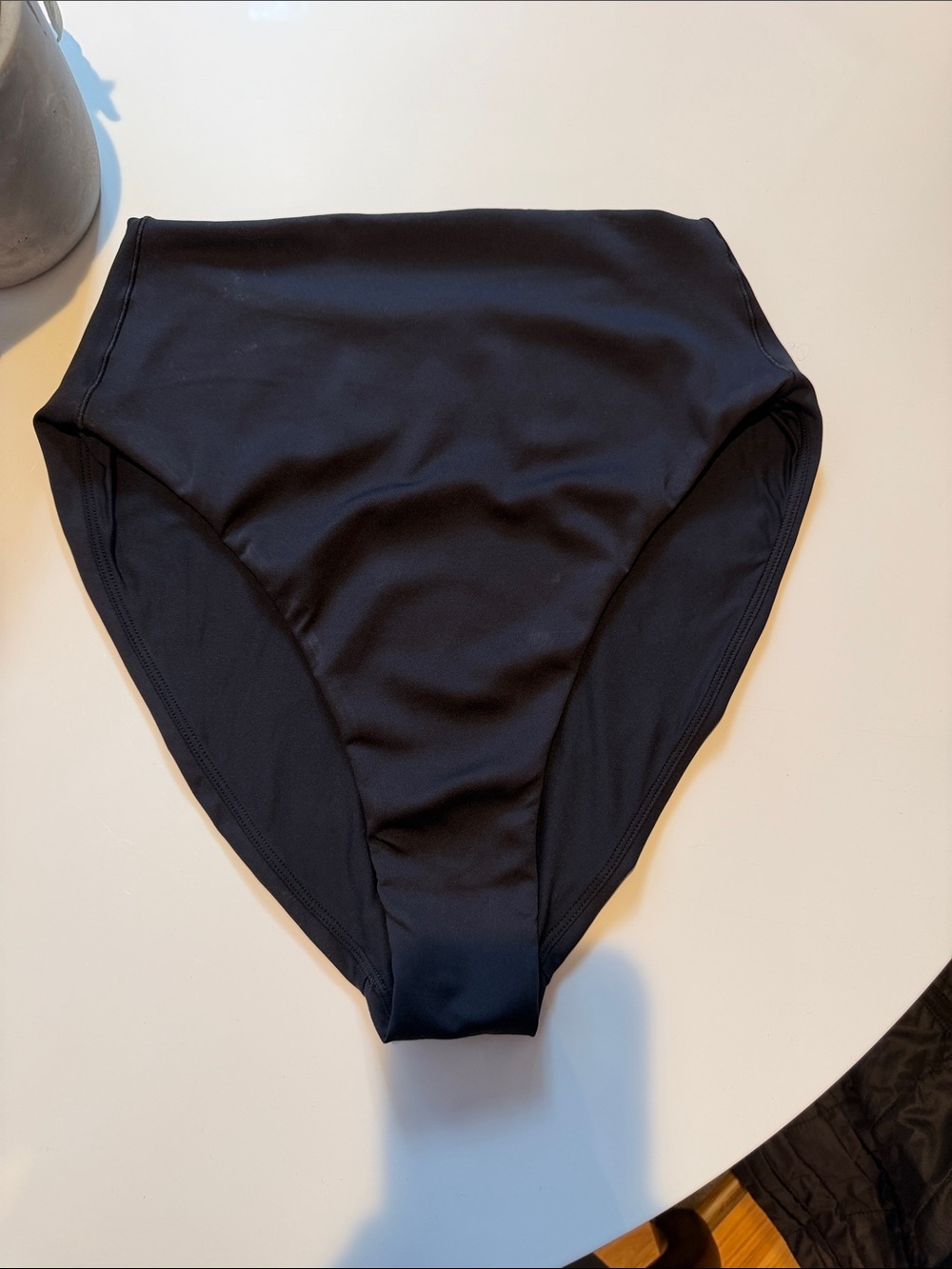 Left On Friday Black Hi hi Bikini Bottom